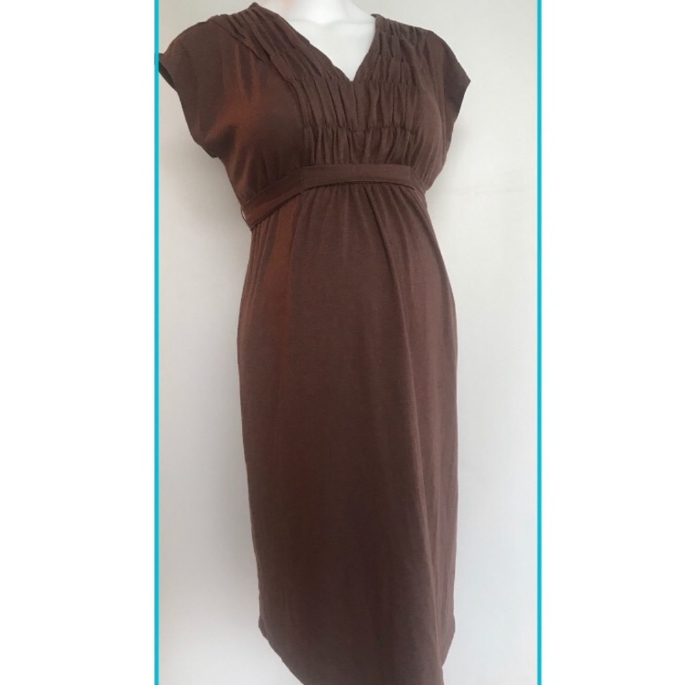 Oh Baby By Motherhood Maternity  Brown Dress Sz. M